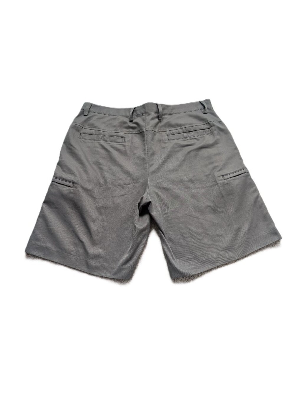 IZOD Perform X XFG Golf Shorts Olive Grey Size 34 Stretch Performance